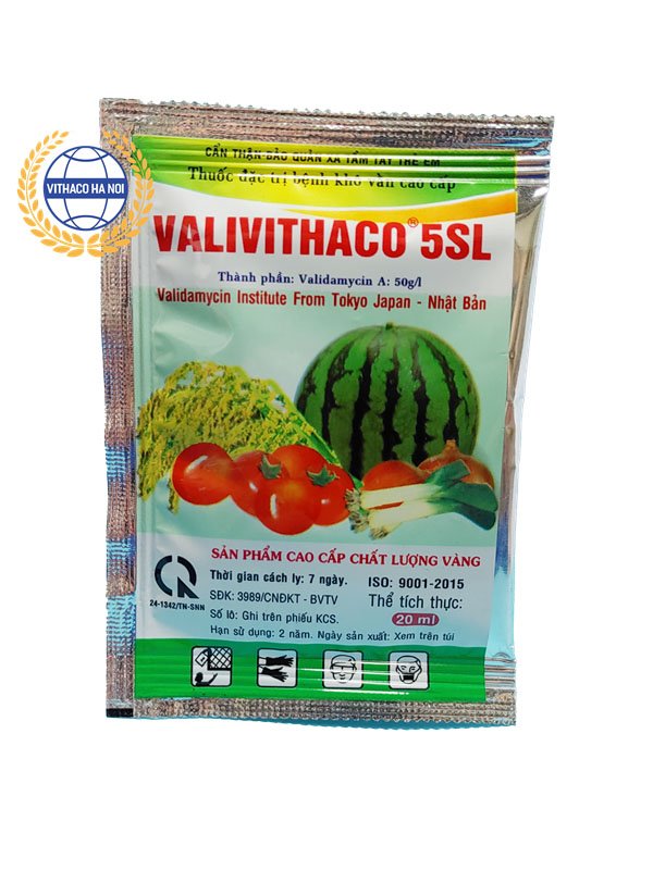 thuốc trừ bệnh đốm vằn trên lúa Valivithaco 5SL