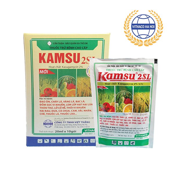 Thuốc trị bệnh héo xanh vi khuẩn hại cà chua Kamsu 2SL