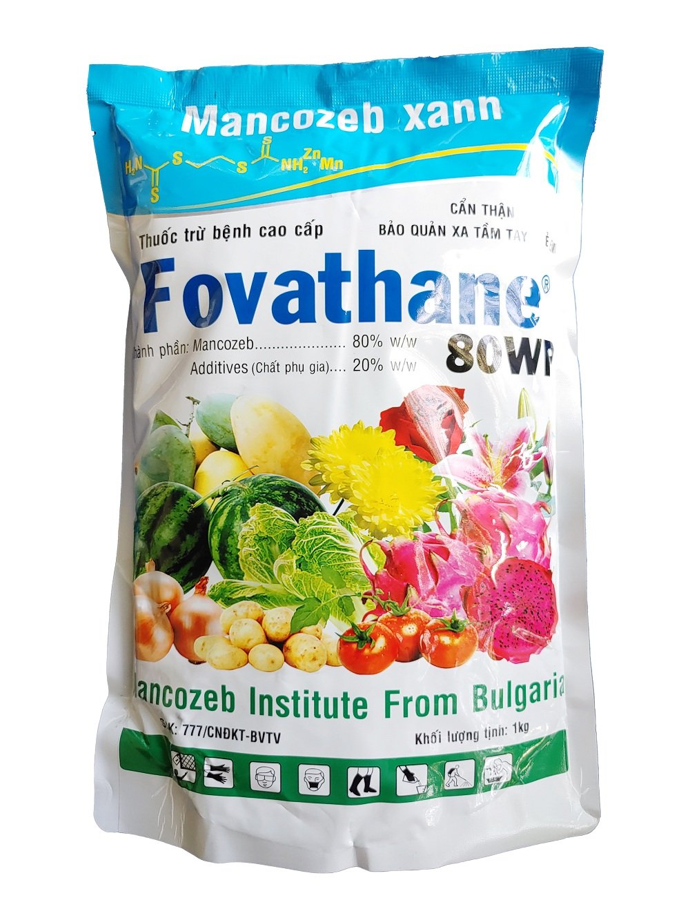 Thuốc Fovathane 80WP trị bệnh thán thư ở hành