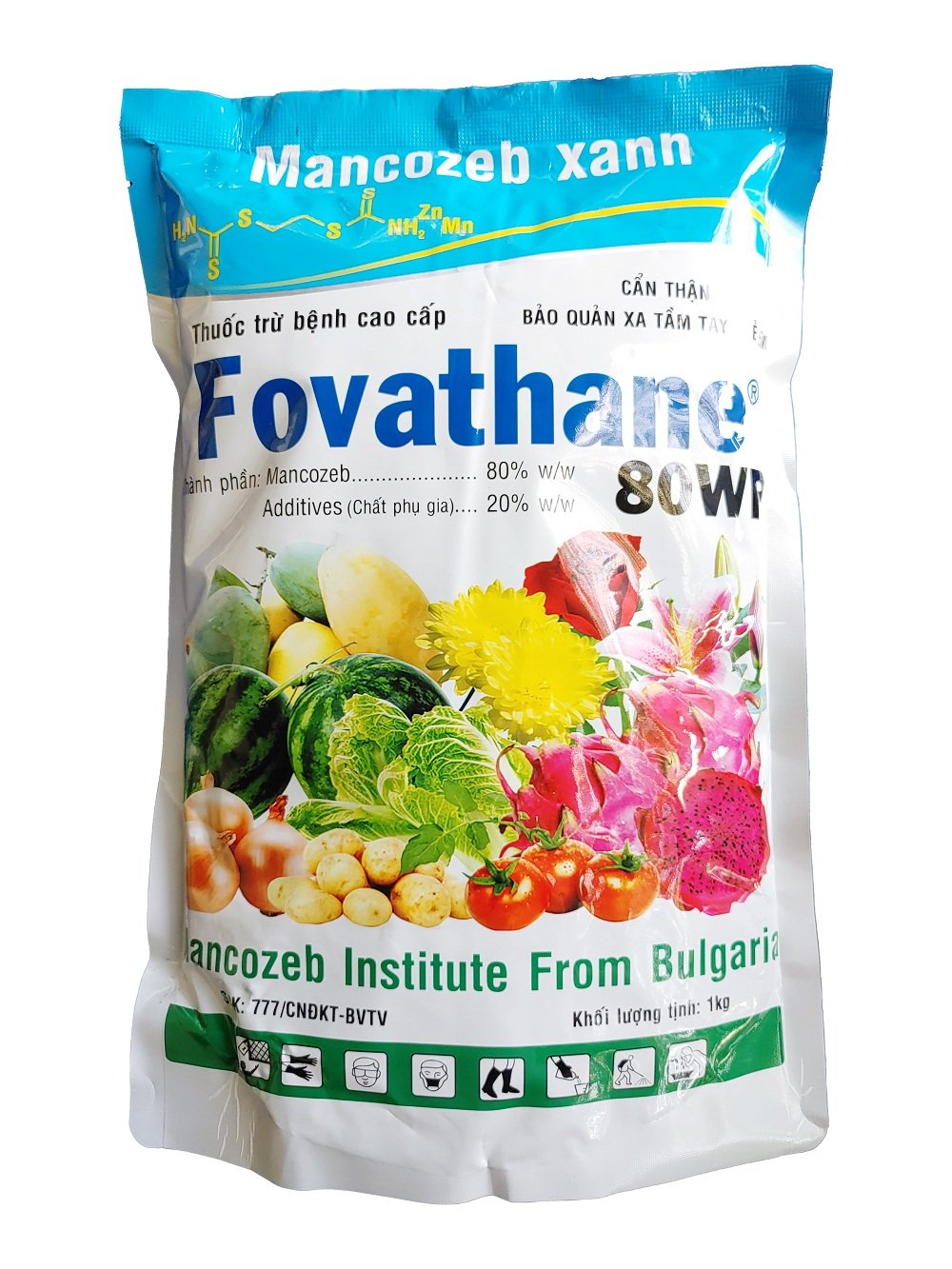 thuốc đặc trị bệnh thán thư hại điều Fovathane 80WP