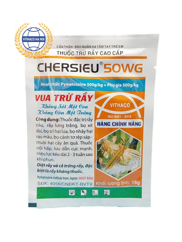 thuốc đặc trị rầy nâu trên lúa tiếp xúc vị độc Chersieu 50WG