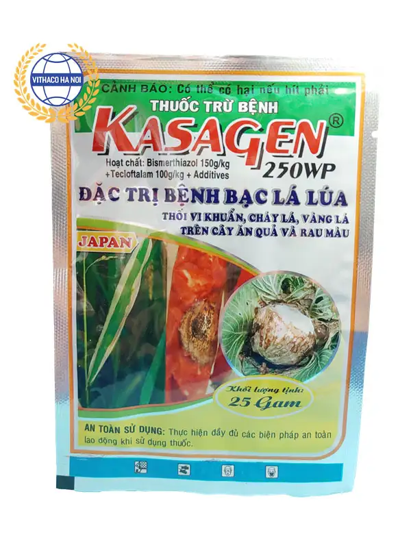 thuốc trừ bệnh héo xanh cà chua kasagen 250WP