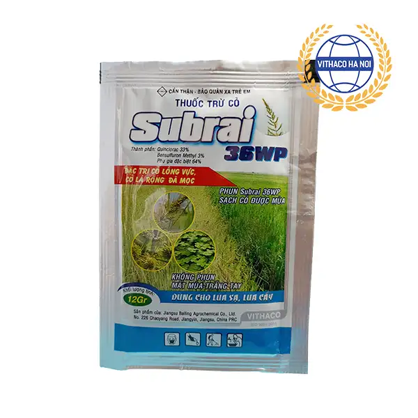 Thuốc diệt cỏ mầm cho lúa Subrai 36WP