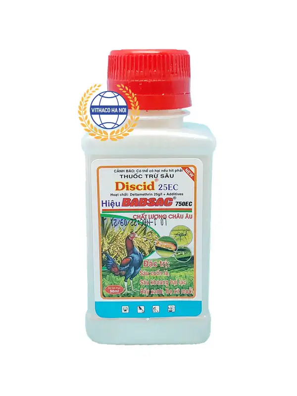 thuốc phòng trừ nhện gié hại lúa Discid 25EC
