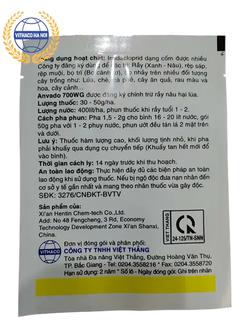 ANVADO 700WG 50g_sau