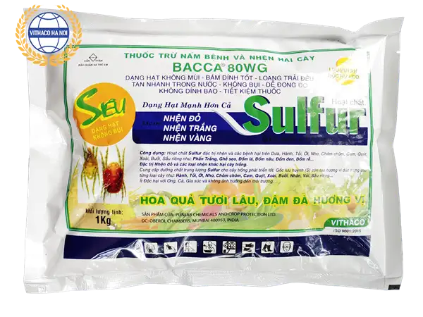 Thuốc trừ nhện Bacca 80WG