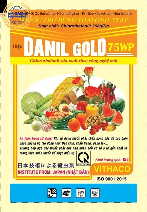 thuốc trừ bệnh cây trồng Danil Gold 75WP Việt Thắng