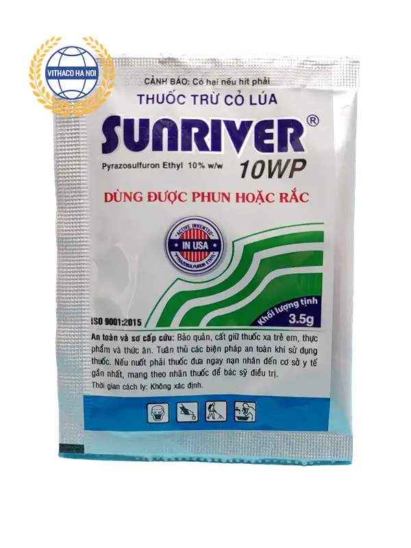 Sunriver 10WP 3,5gr (1) thuốc trừ cỏ Sunriver 10WP
