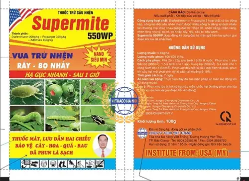 Thuốc trừ sâu, nhện Supermite 500WP